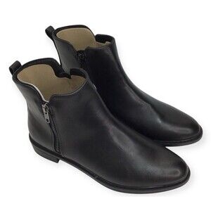Universal Thread Ankle Boots Womens Size 9 Bootie Brenna Dressy Side Zip  Black